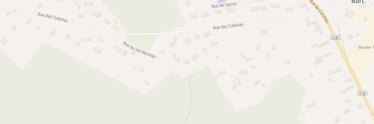 Plan du 8 Rue du Val Monnier à Barc