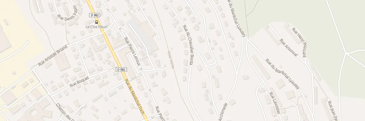 Plan du 201 Rue du Chevalier Borda au Trait