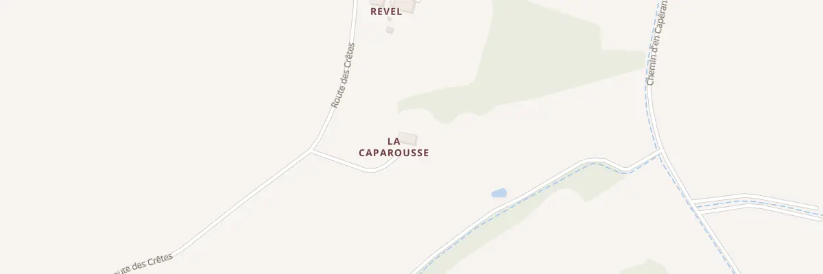 Plan du 2440 Rte des Crêtes à Aubiet