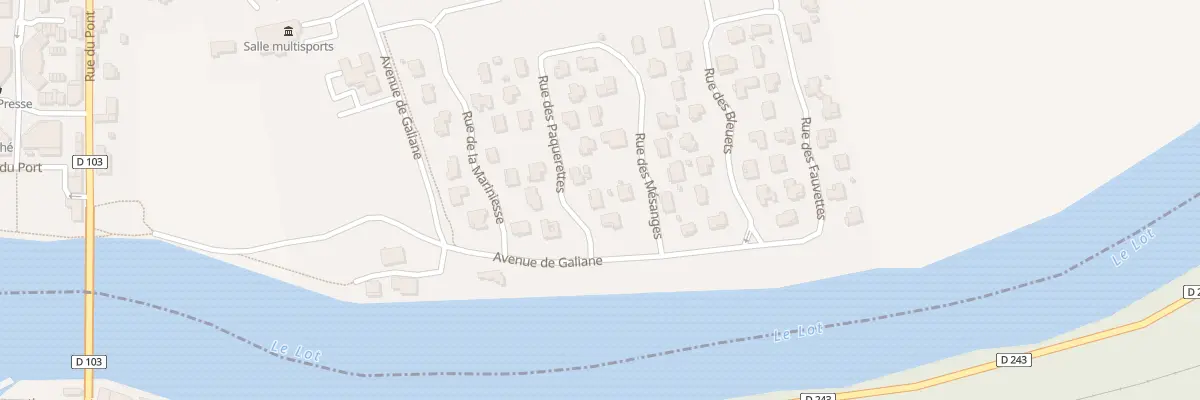 Plan du 2 Rue des Paquerettes à Saint-Sylvestre-sur-Lot