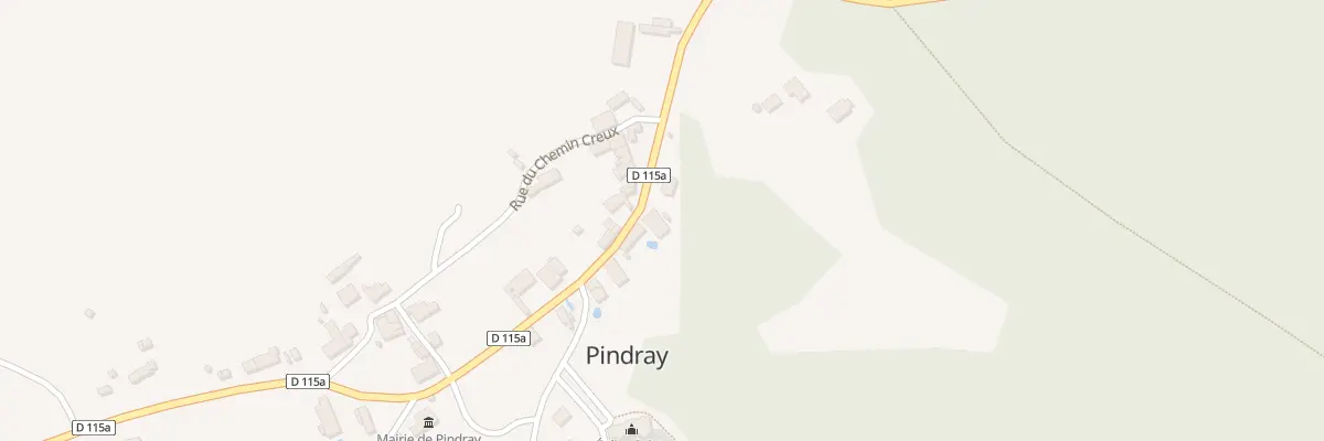 Plan du 12 Rue du Lavoir à Pindray