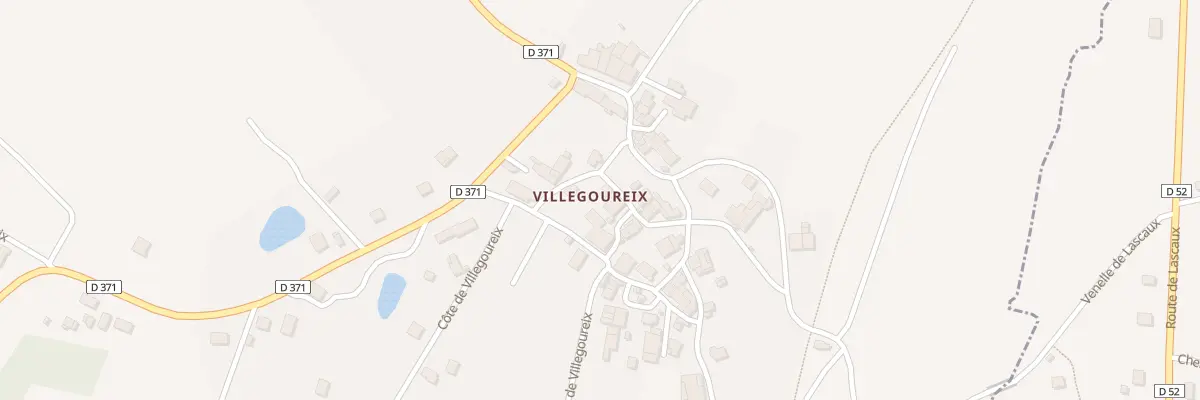Plan du 2 Voie de Villegoureix à Chassenon