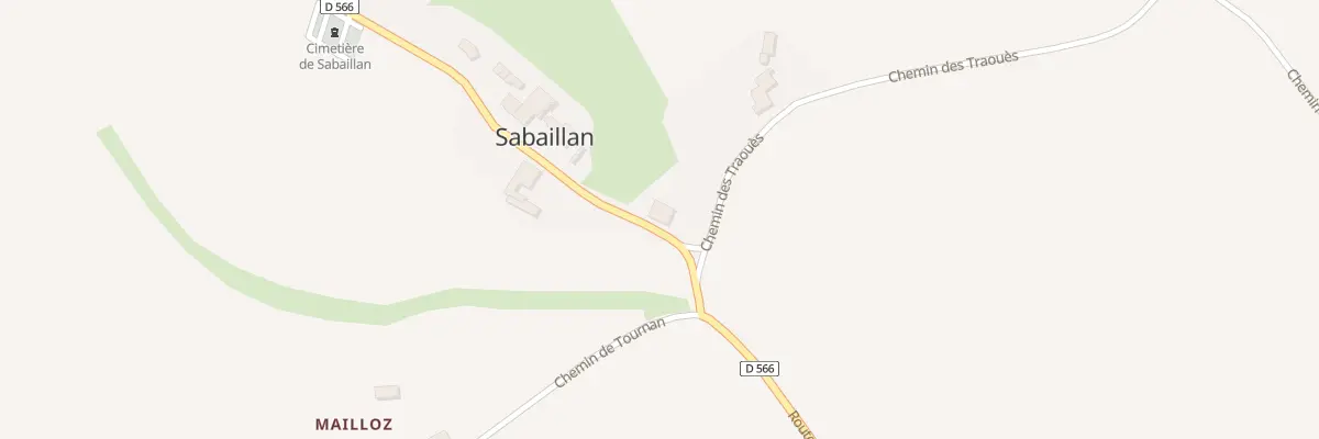 Plan du 5003 Village à Sabaillan