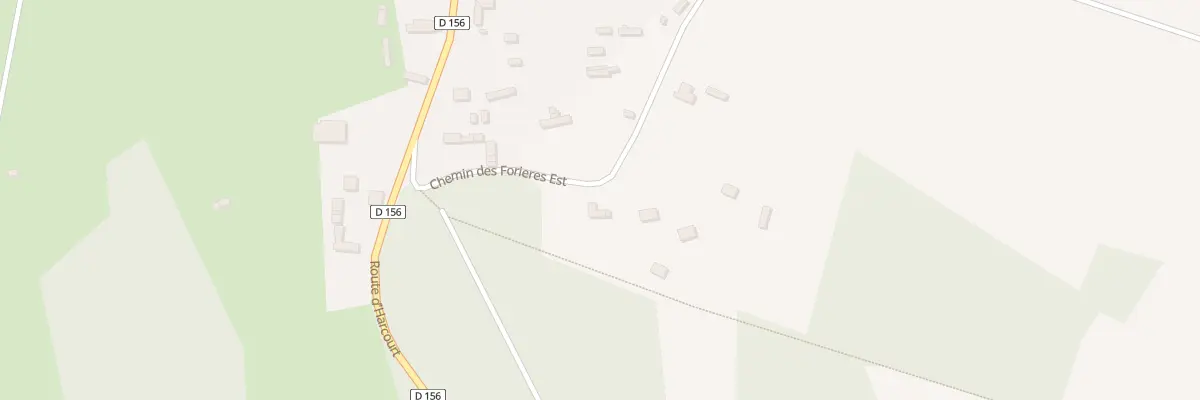 Plan du 110 La Haute Verdiere à La Neuville-du-Bosc