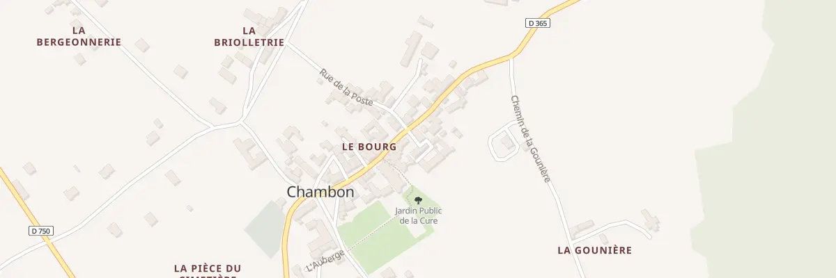 Plan du 6 Rue Les Hauts de l’Eglise à Chambon