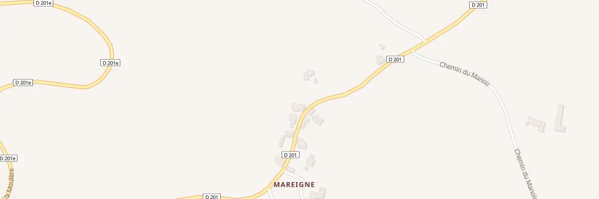 Plan du 5000 Vallon de Mareigne à Saint-Martin-de-Beauville