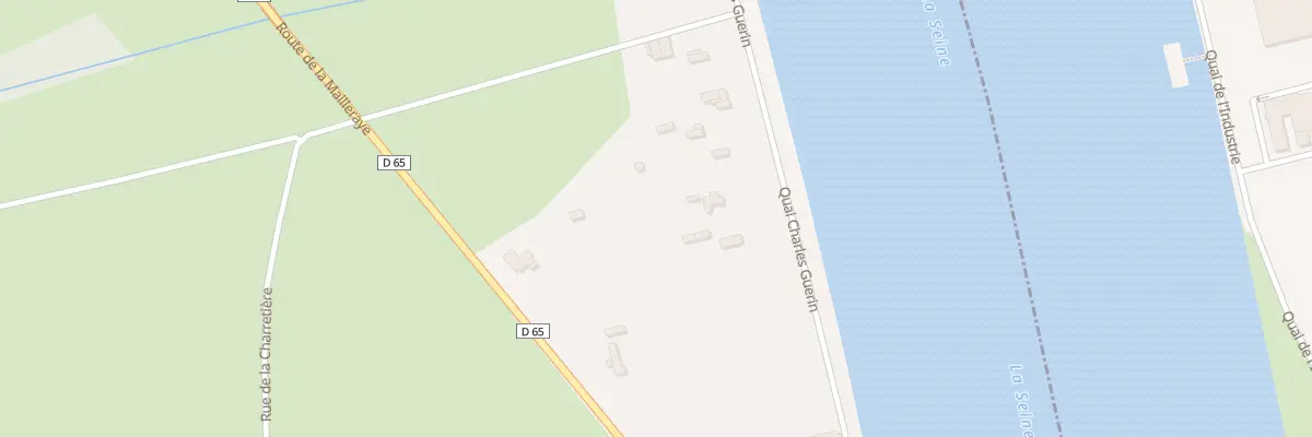 Plan du 395 Quai Charles Guerin à Heurteauville