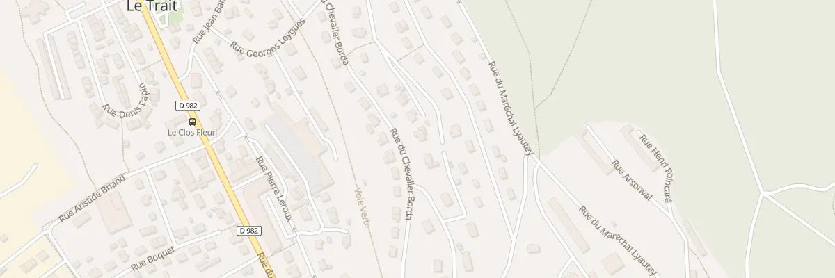 Plan du 282 Rue du Chevalier Borda au Trait