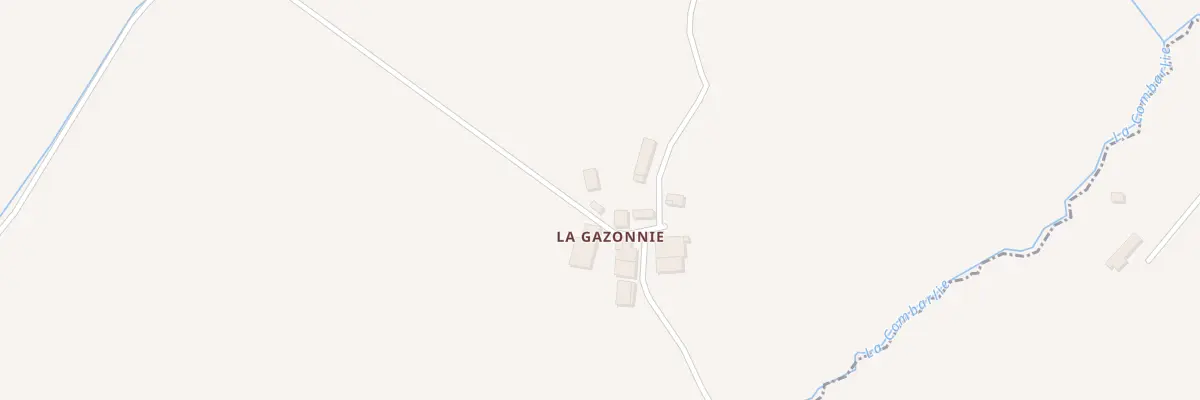 Plan du 1 La Gazonnie à Saulgond