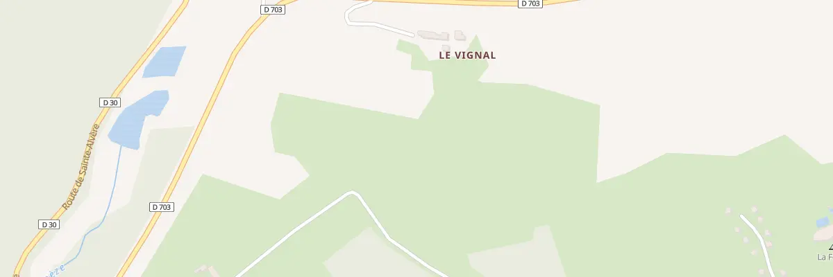 Plan du 50 Le Vignal à Pezuls