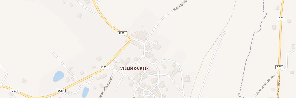 Plan du 7 Tra de Villegoureix à Chassenon