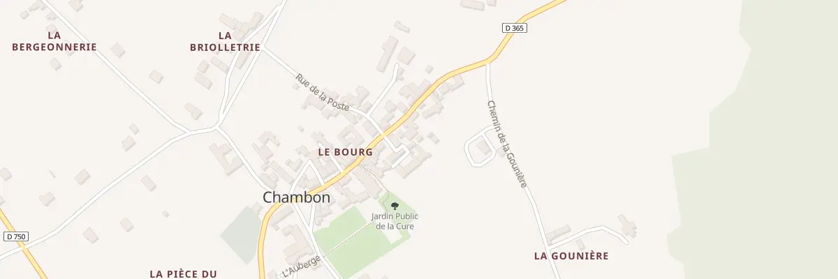 Plan du 9002 Rue Les Hauts de l’Eglise à Chambon