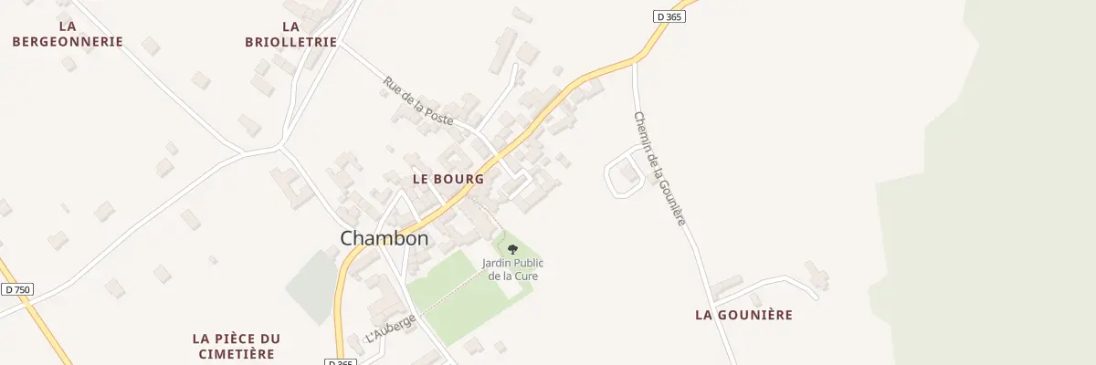 Plan du 3 Rue Les Hauts de l’Eglise à Chambon