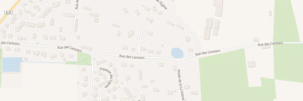 Plan du 511 Rue des Cerisiers à Yvecrique