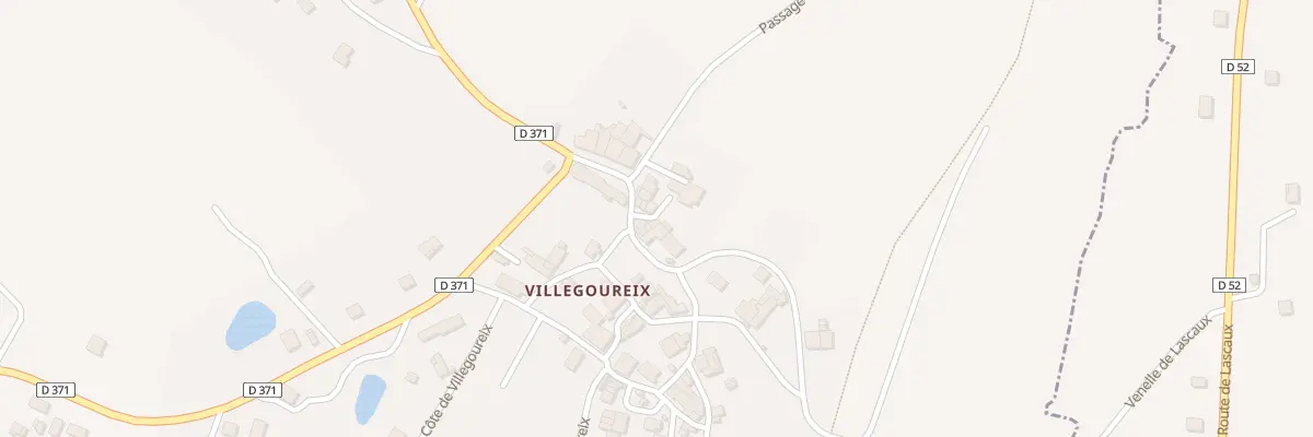 Plan du 9 Tra de Villegoureix à Chassenon