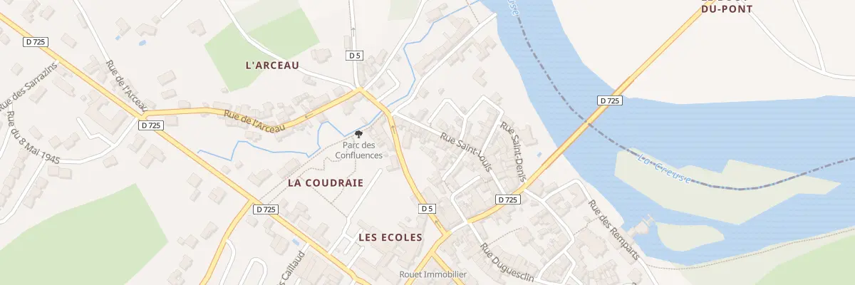 Plan du 27B Rue St Louis à La Roche-Posay