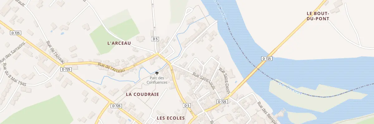 Plan du 2 Rue de la Cale à La Roche-Posay