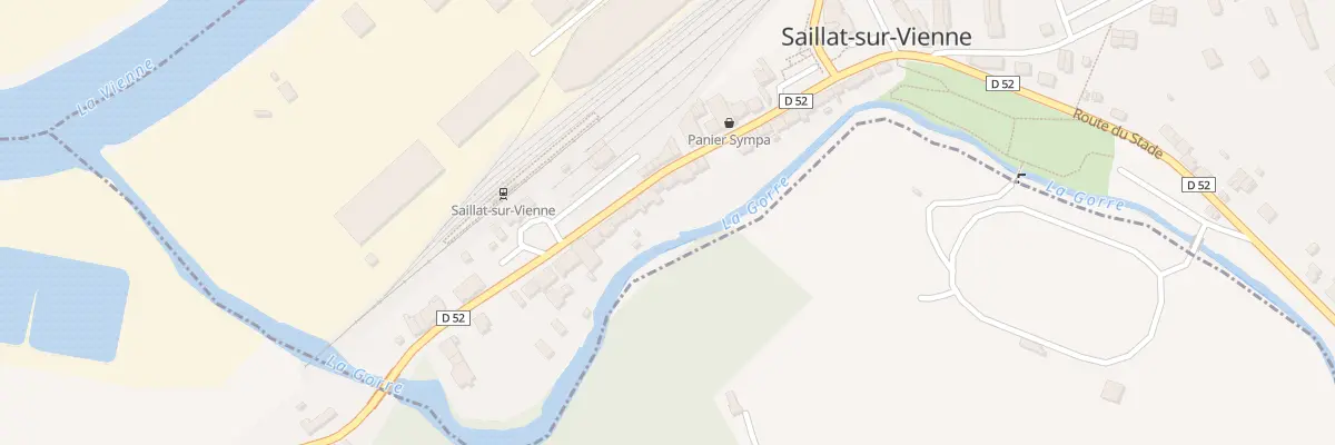 Plan du 35 Av de la Gare à Saillat-sur-Vienne
