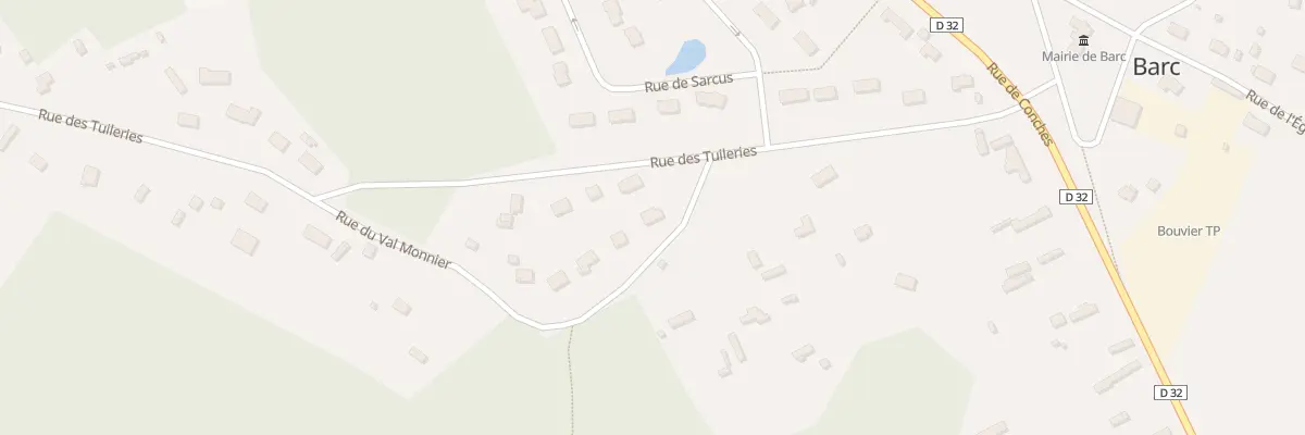 Plan du 2 Rue du Val Monnier à Barc