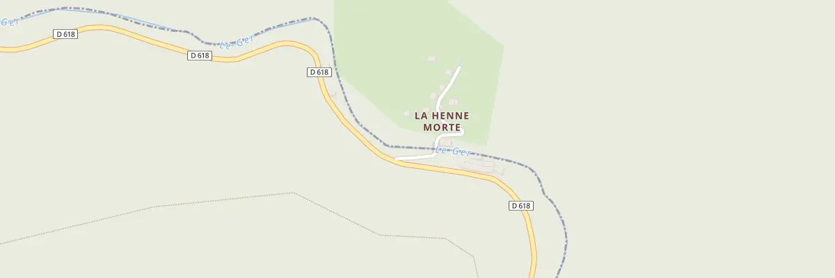 Plan du 9001F Hennemorte à Razecueillé