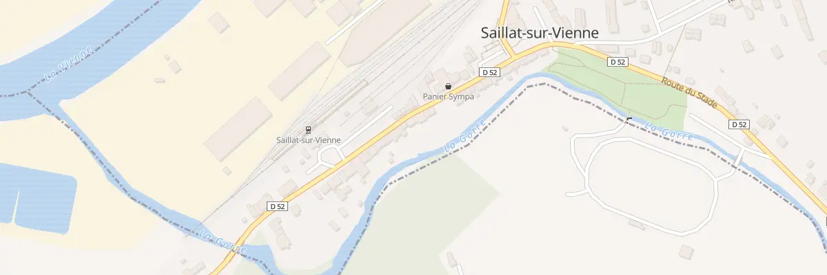 Plan du 33 Av de la Gare à Saillat-sur-Vienne