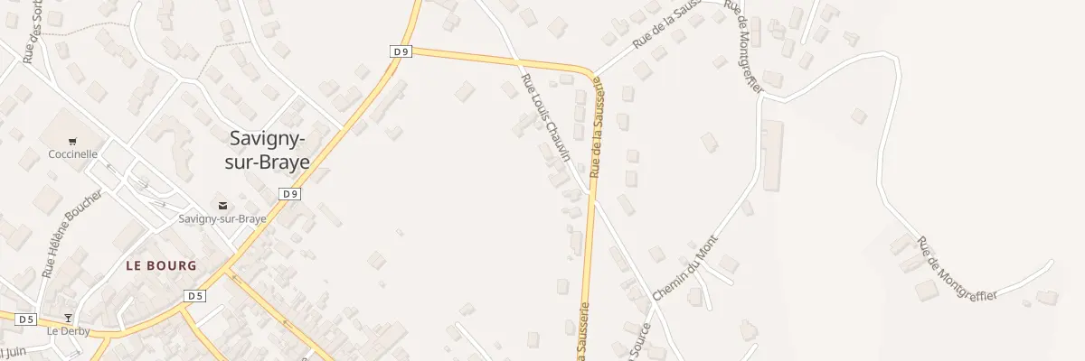Plan du 8 Rue Louis Chauvin à Savigny-sur-Braye