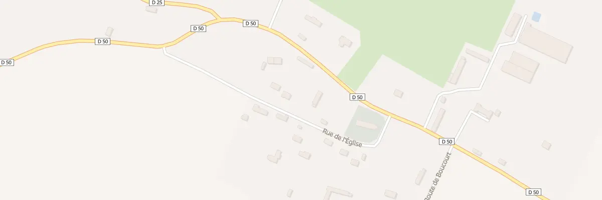 Plan du 176 Rue de l’Eglise à Gonzeville