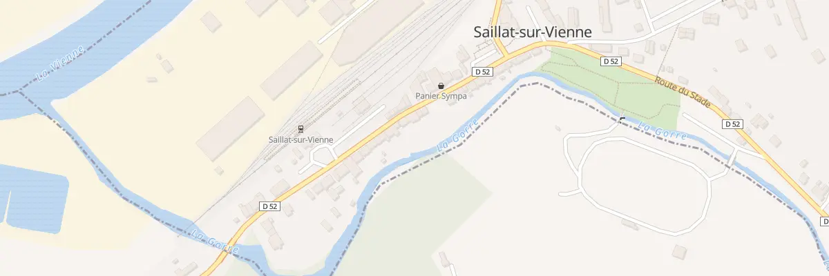 Plan du 31 Av de la Gare à Saillat-sur-Vienne