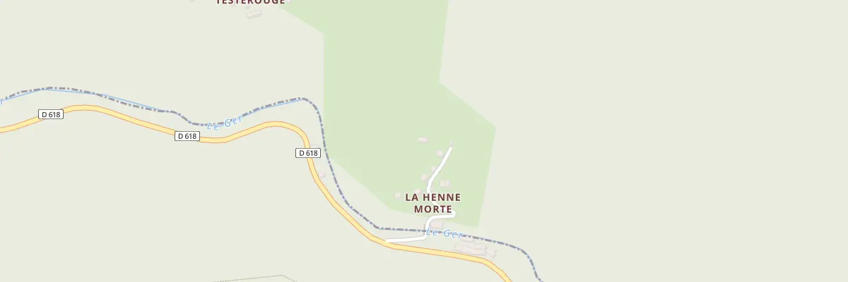 Plan du 87 Hennemorte à Razecueillé