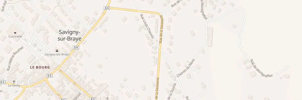 Plan du 15 Rue de la Sausserie à Savigny-sur-Braye