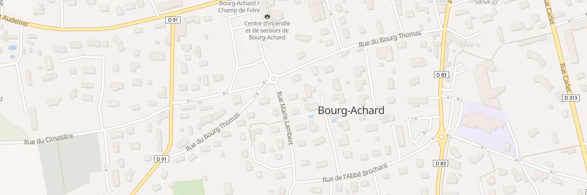 Plan du 29 Rue Marie Lambert à Bourg-Achard