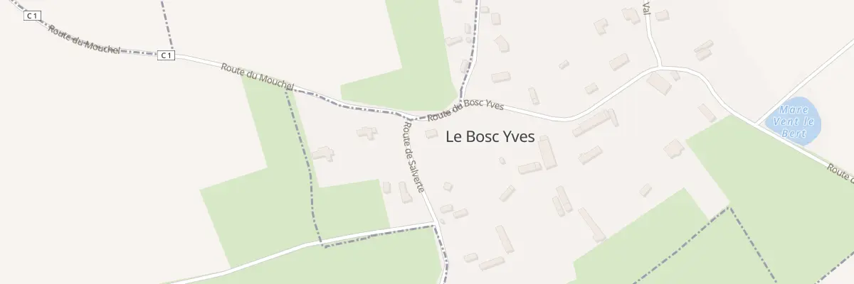 Plan du 20 Rte du Bosc-Yves à Saint-Éloi-de-Fourques