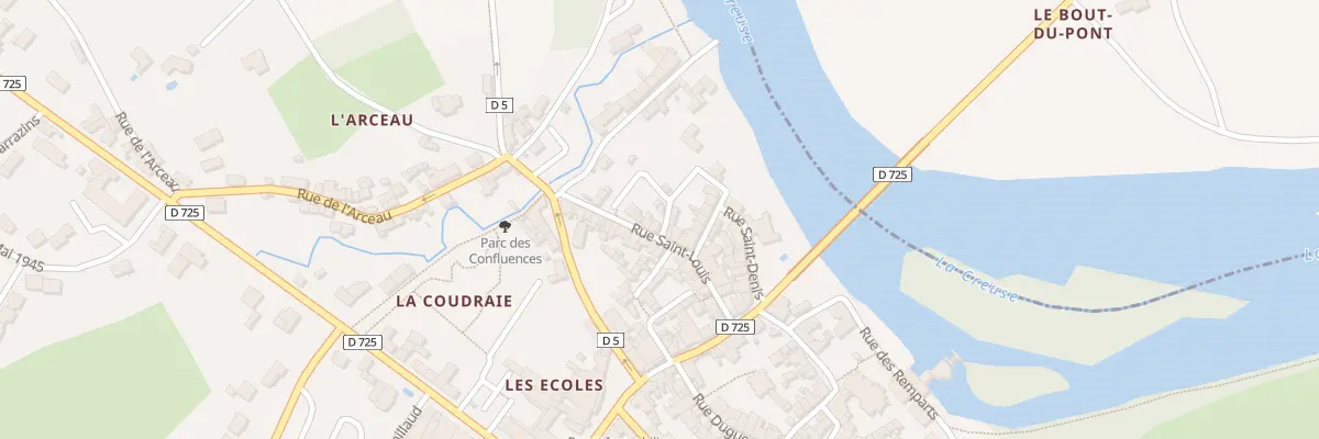Plan du 1 Rue des Jardins à La Roche-Posay