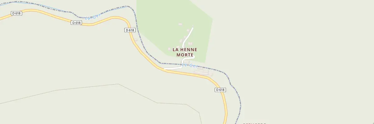 Plan du 2 Hennemorte à Razecueillé