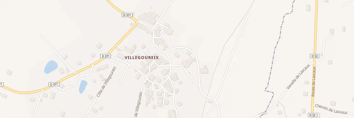 Plan du 19 Tra de Villegoureix à Chassenon
