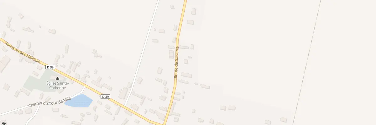 Plan du 21 Rte de Salverte à La Neuville-du-Bosc