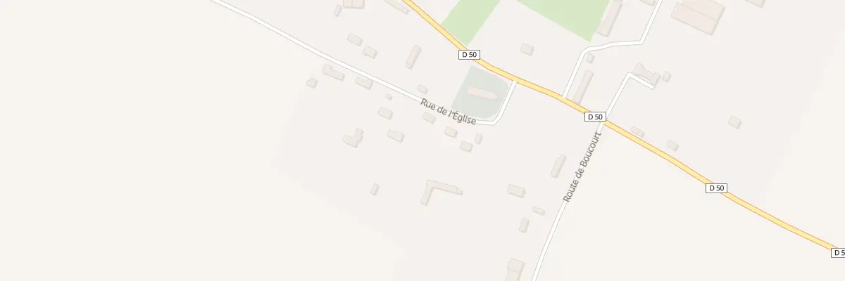 Plan du 105 Rue de l’Eglise à Gonzeville