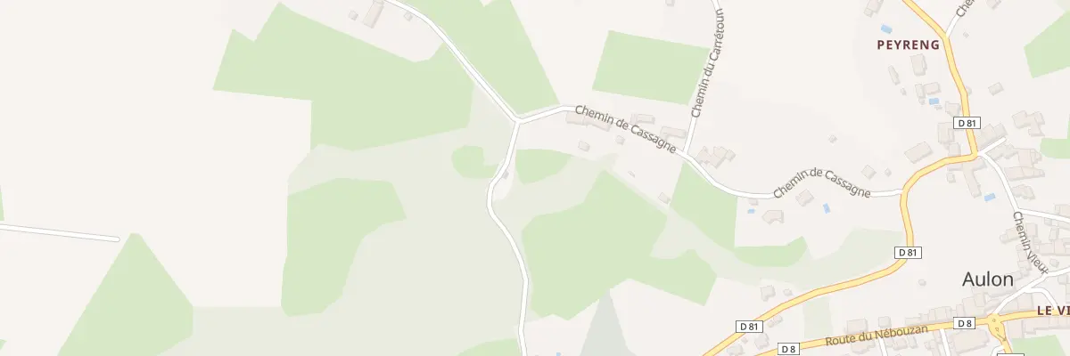 Plan du 171 Cassagne à Aulon