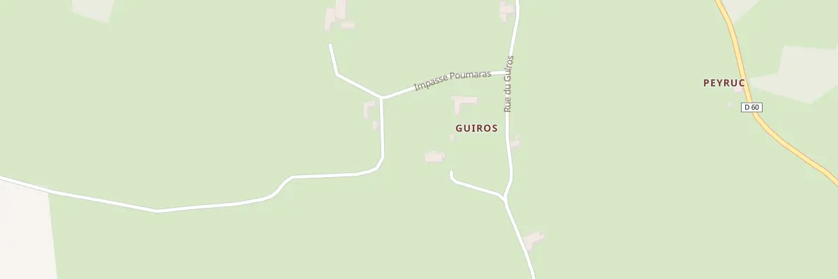 Plan du 596 Rue du Guiros à Ganties