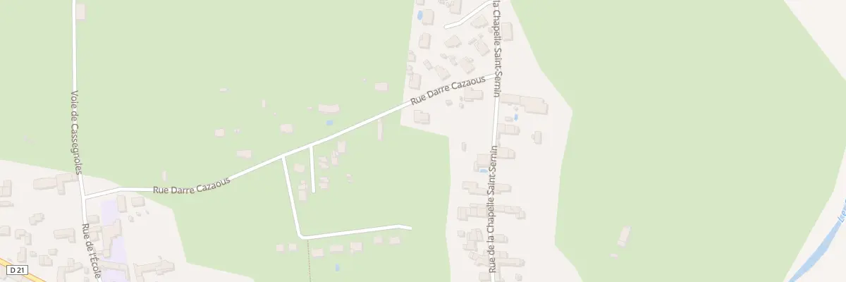 Plan du 3 Rue de Darré Cazaous à Pointis-Inard