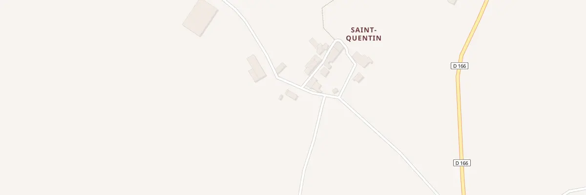 Plan du 5319 Saint Quentin à Lesterps