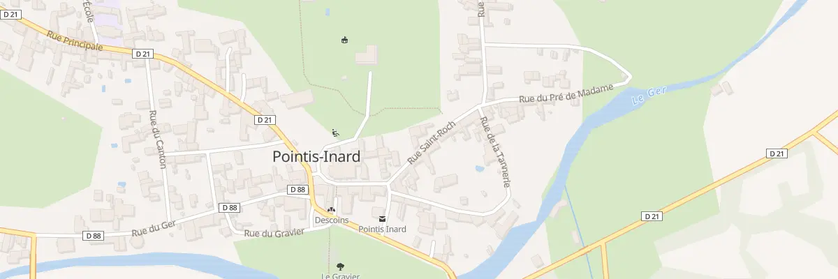 Plan du 7 Rue Saint-Roch à Pointis-Inard