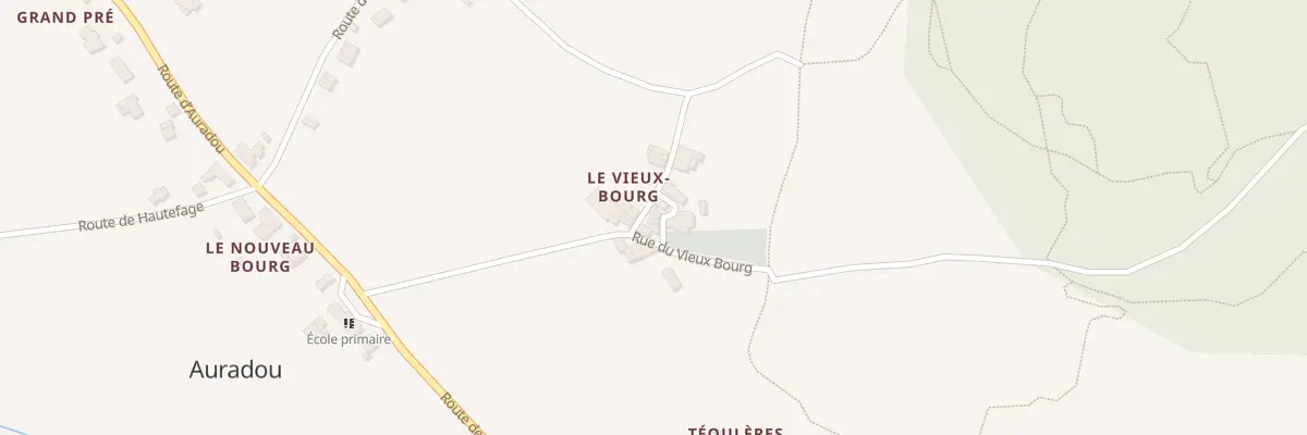 Plan du 27 Rue de l’Abbé Verstijnen à Auradou