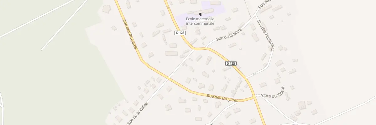 Plan du 1 Rue de la Vallee à Grosley-sur-Risle