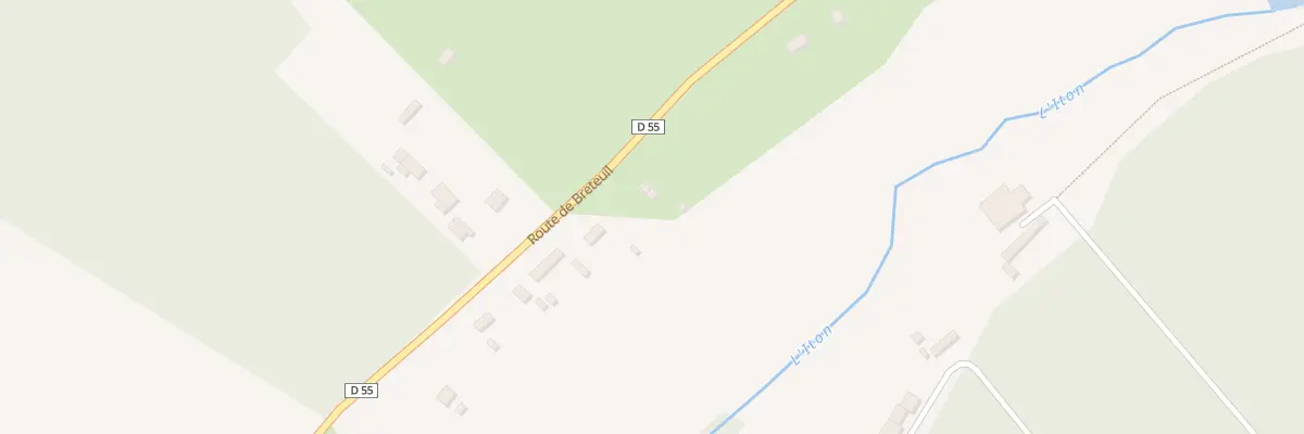 Plan du 16 Rte de Breteuil à Bourth