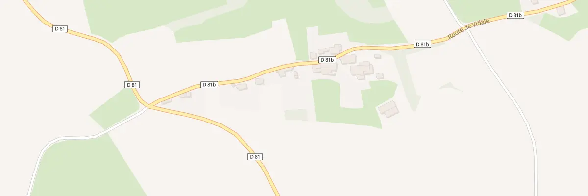 Plan du 270 Rte de Vidale à Aulon