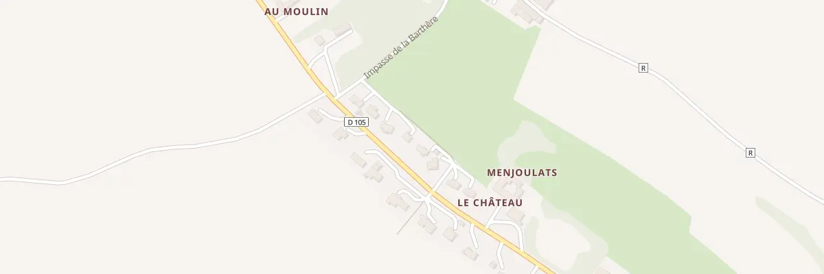Plan du 129 Lot du Moulin à Saint-Sauvy