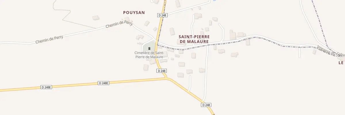 Plan du 5079 Saint Pierre de Malaure à Clermont-Soubiran