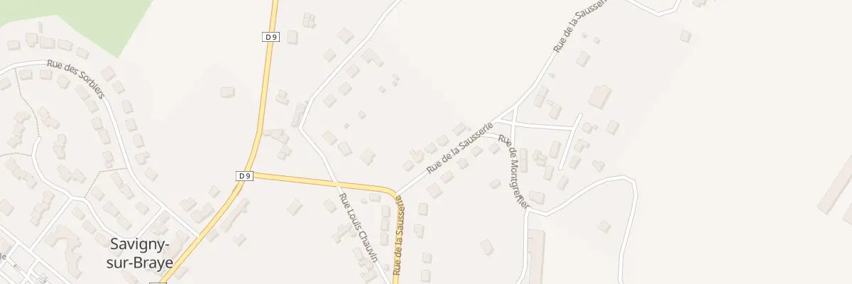 Plan du 27 Rue de la Sausserie à Savigny-sur-Braye