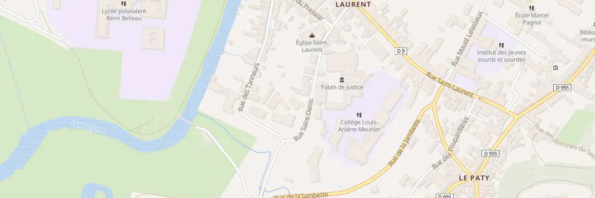 Plan du 10 Rue Saint-denis à Nogent-le-Rotrou